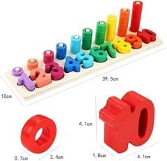 Montessori Logaritmik Sayı Seti Halkalı