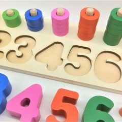 Montessori Logaritmik Sayı Seti Halkalı