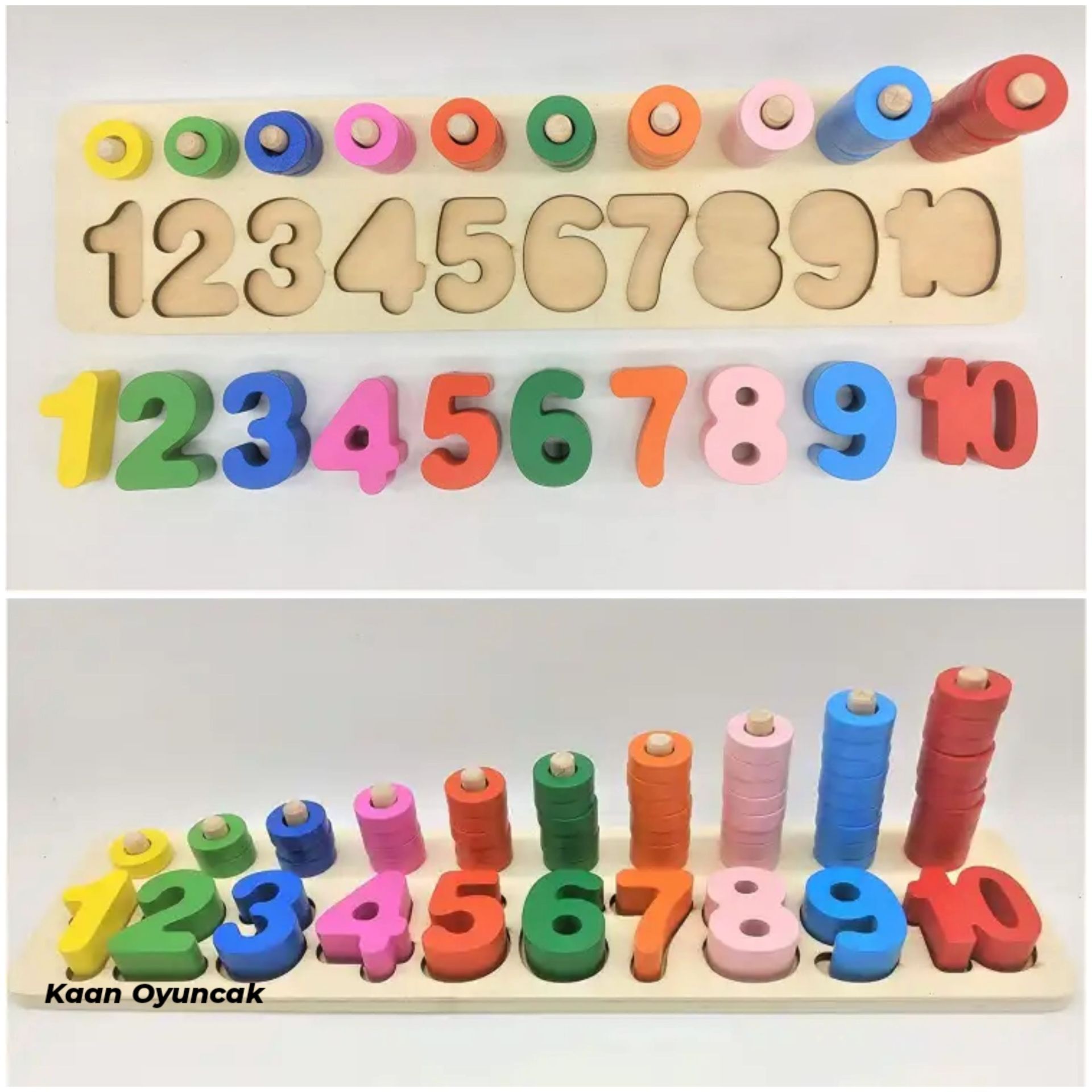 Montessori Logaritmik Sayı Seti Halkalı