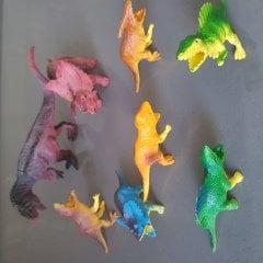 8 Parça Plastik Dinozor Seti