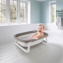 7267 KATLANIR BEBEK YIKAMA KÜVETİ STONE GRİ