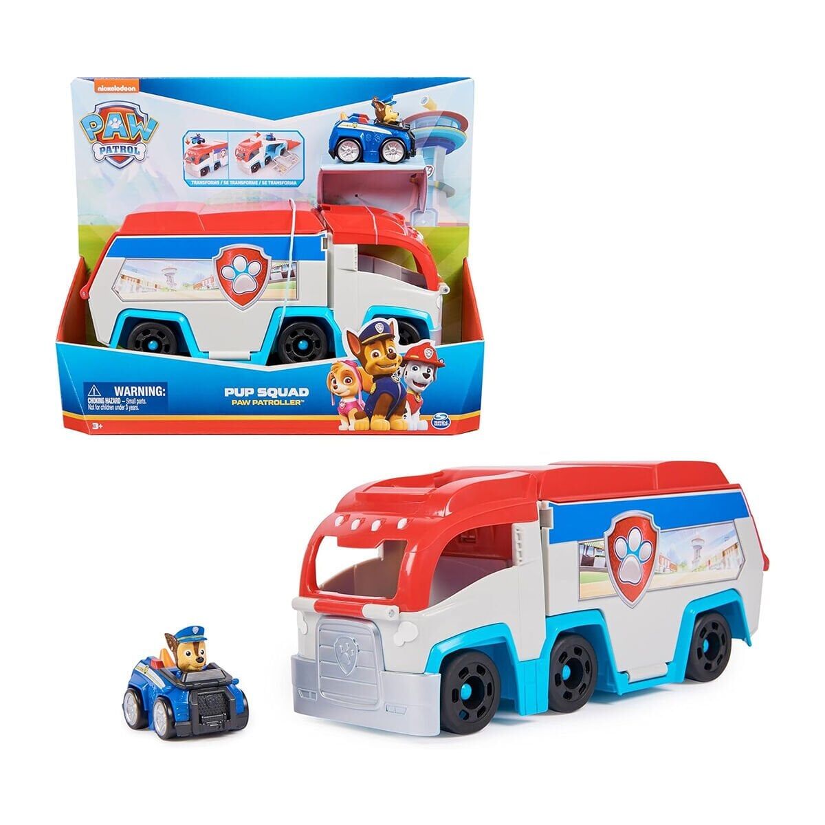42988 SUN-SPM-FİGÜR SET PAW PATROL PUP SQUAD 1FGR ARAÇ