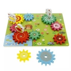 Ahşap Çark Puzzle Oyunu