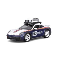 28029 Burago 1:24 Porsche 911 Dakar Model Araba -Sunman