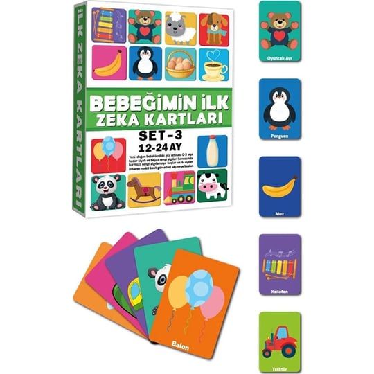 Eğitici Kartlar 12-24 Ay Zeka Kartları