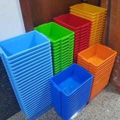 Renkli Oyuncak Kutusu 8,5 lt 5 Renk Seçeneği