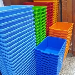 Renkli Oyuncak Kutusu 8,5 lt 5 Renk Seçeneği