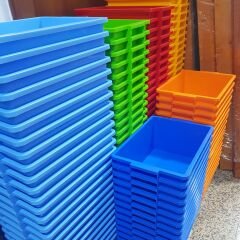 Renkli Oyuncak Kutusu 8,5 lt 5 Renk Seçeneği