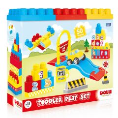 5235 OYUNCAK YOL VE BLOK SET 50 PARÇA