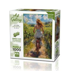 20789 PUZZLE 1000 GİRL ON BİKE
