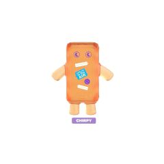 12386 SUN-BTF-FİGÜR CRYSTAL HASHTAG BUDDIES SERIES 14CM 6A