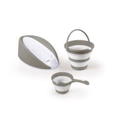 7572 OYUNCAK-ÜÇLÜ BEBEK BANYO SETİ-STONE GRİ