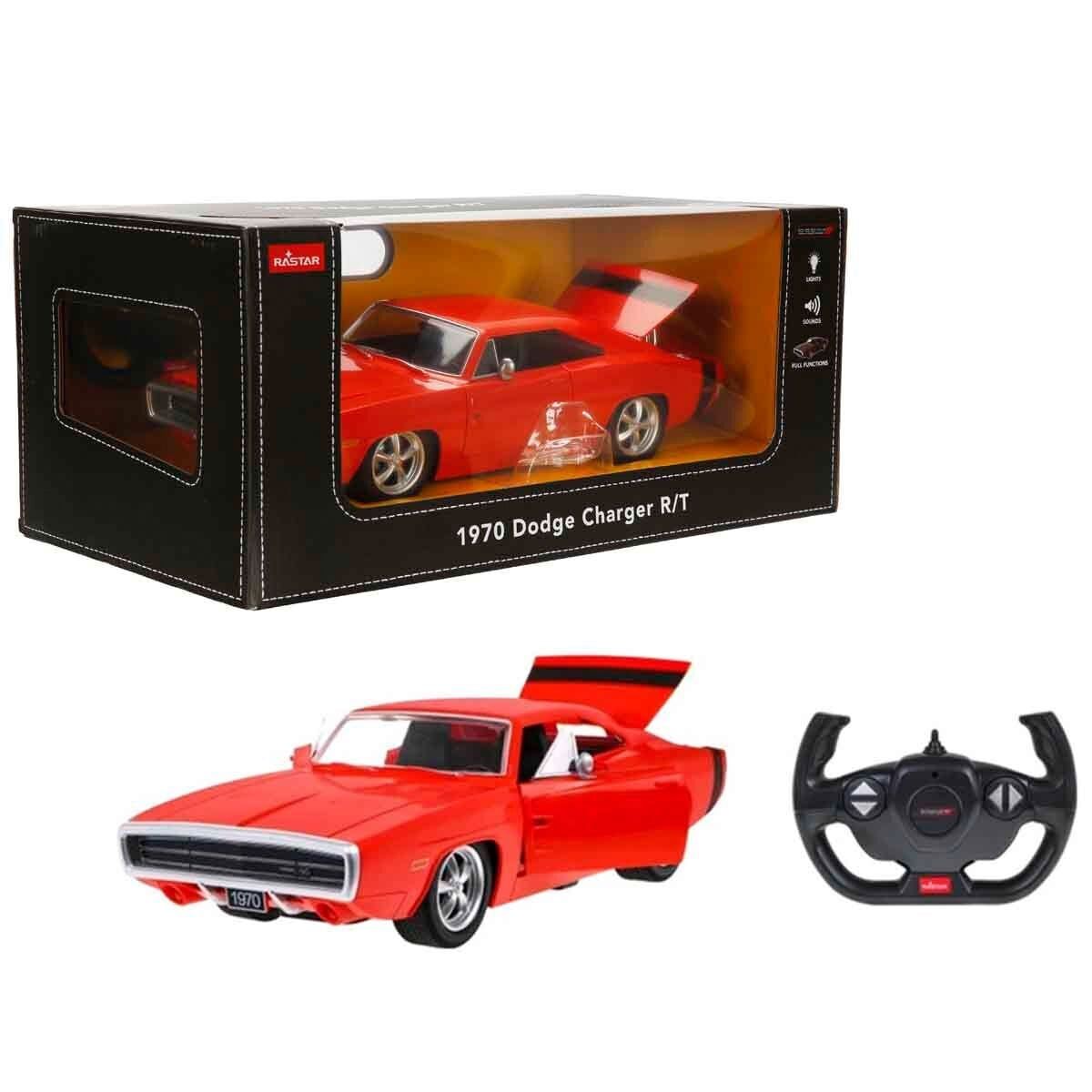 1099000 SUN-RAS-RC ARABA 1 16 1970 DODGE CHARGER RT FF SESLİ IŞIKLI 2 4GHZ