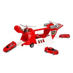 4782 SUN-RYL-MXX-GARAJ SET POLİS AMBULANS ASKER TAŞIYICI HELİKOPTER ARB 3R