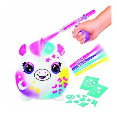 28779 SUN-CNL-HOBİ SET AIRBRUSH PLUSH SQUISH PLUSH BUCKET