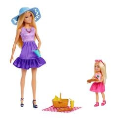 JBF43 Barbie Malibu ve Chelsea ve Aksesuarları