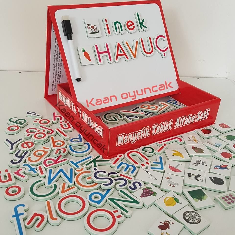 Manyetik Tablet Türkçe Alfabe Set