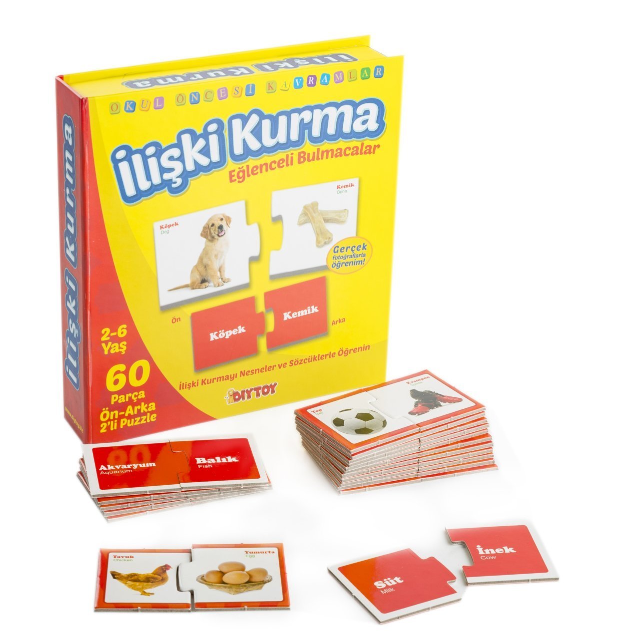 İlişki Kurma 60 Parça  İkili Puzzle
