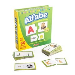 Alfabe 60 Parça  İkili Puzzle