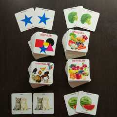 Eşleştirme Oyunu 140 Kart İngilizce Destekli