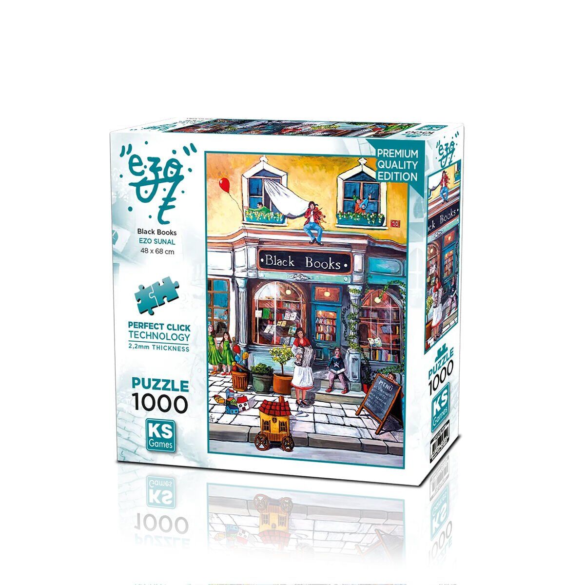 20852 PUZZLE 1000 BLACK BOOKS