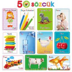 İlk 50 Sözcük Zeka Kartları Circle