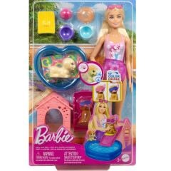 JBF35 Barbie Köpekçikle Havuz Partisi Oyun Seti