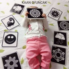 Bebek Zeka Kartları 0-12 Ay Flash Kart