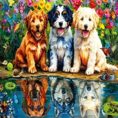 31503 FEARLESS PUPPIES 100 PARÇA PUZZLE