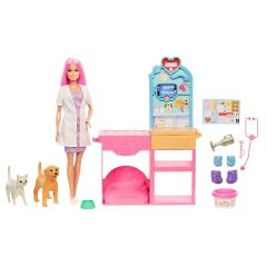 JFX93 Barbie ve Veteriner Kliniği ve Aksesuarları