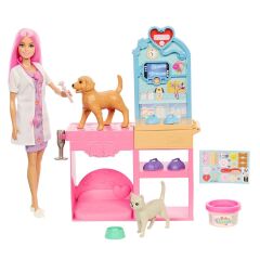 JFX93 Barbie ve Veteriner Kliniği ve Aksesuarları