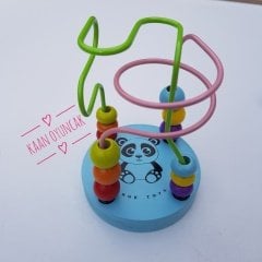 Ahşap Mini Koordinasyon ve Mama Sandalyesi Oyuncağı