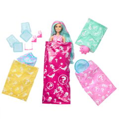 JKF62 Barbie POP Reveal Sürpriz Bebek - Mavi Saçlı