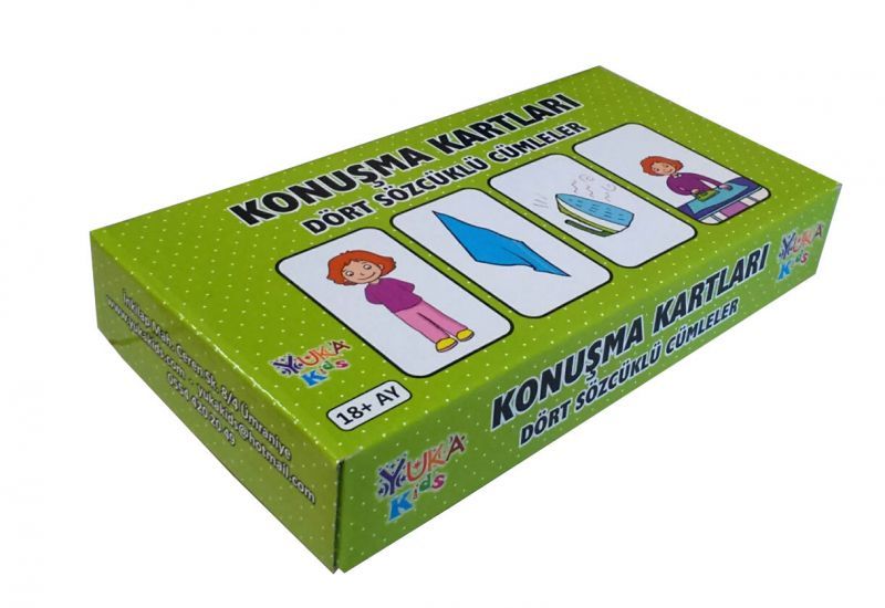 Yuka Konuşma Kartları 4 Sözcüklü Cümleler