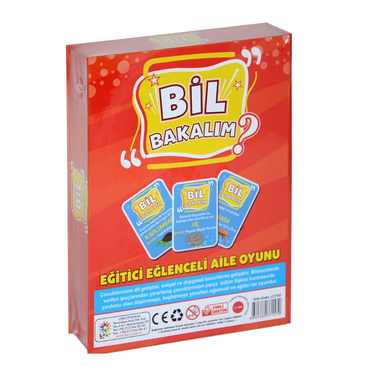Bil Bakalım Eğlenceli Aile Oyunu