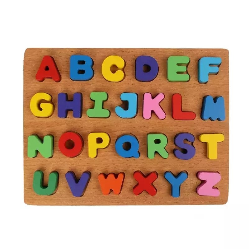 Ahşap Büyük Harf Alfabe 22*29 cm