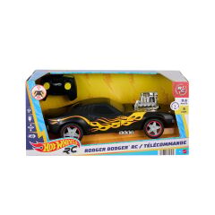 JNB89 Hot Wheels Uzaktan Kumandalı 1:16 Siyah Rodger Dodger