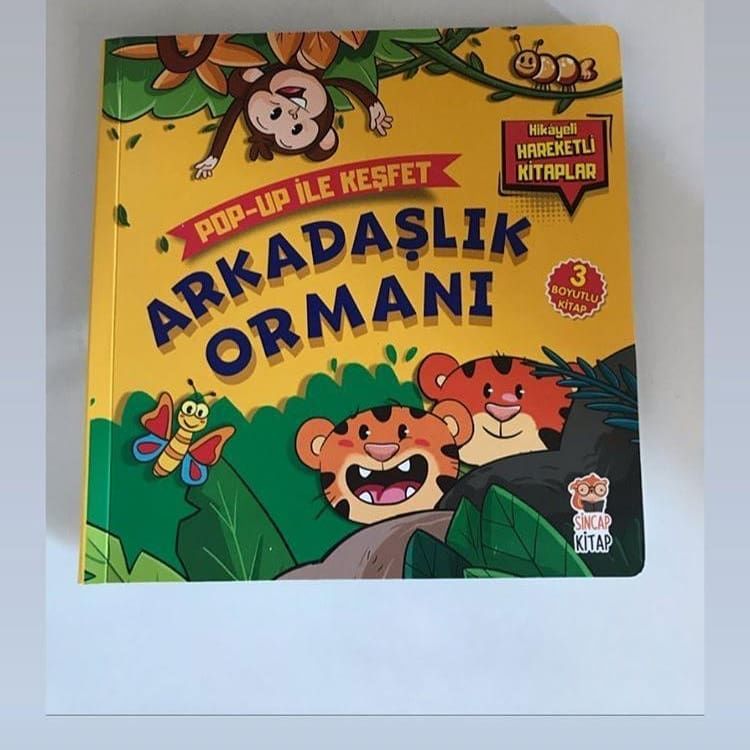 Arkadaşlık Ormanı Pop-up Kitap