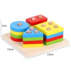 4lü Geometrik Şekiller Kutulu