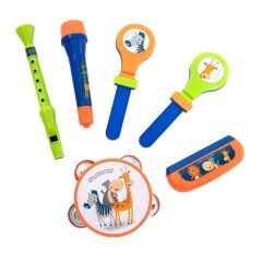 4254 SUN-RST-ECH-MÜZİK SET DAVUL 2MARAKAS TEF FLÜT MİKROFON 2BAGET MIZIKA