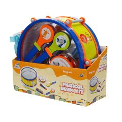 4254 SUN-RST-ECH-MÜZİK SET DAVUL 2MARAKAS TEF FLÜT MİKROFON 2BAGET MIZIKA