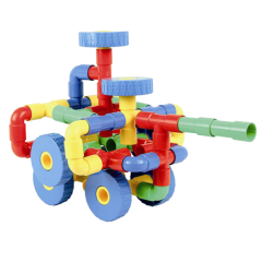 Plastik Tekerlekli Boru Ve Dirsekler Lego 72 Parça