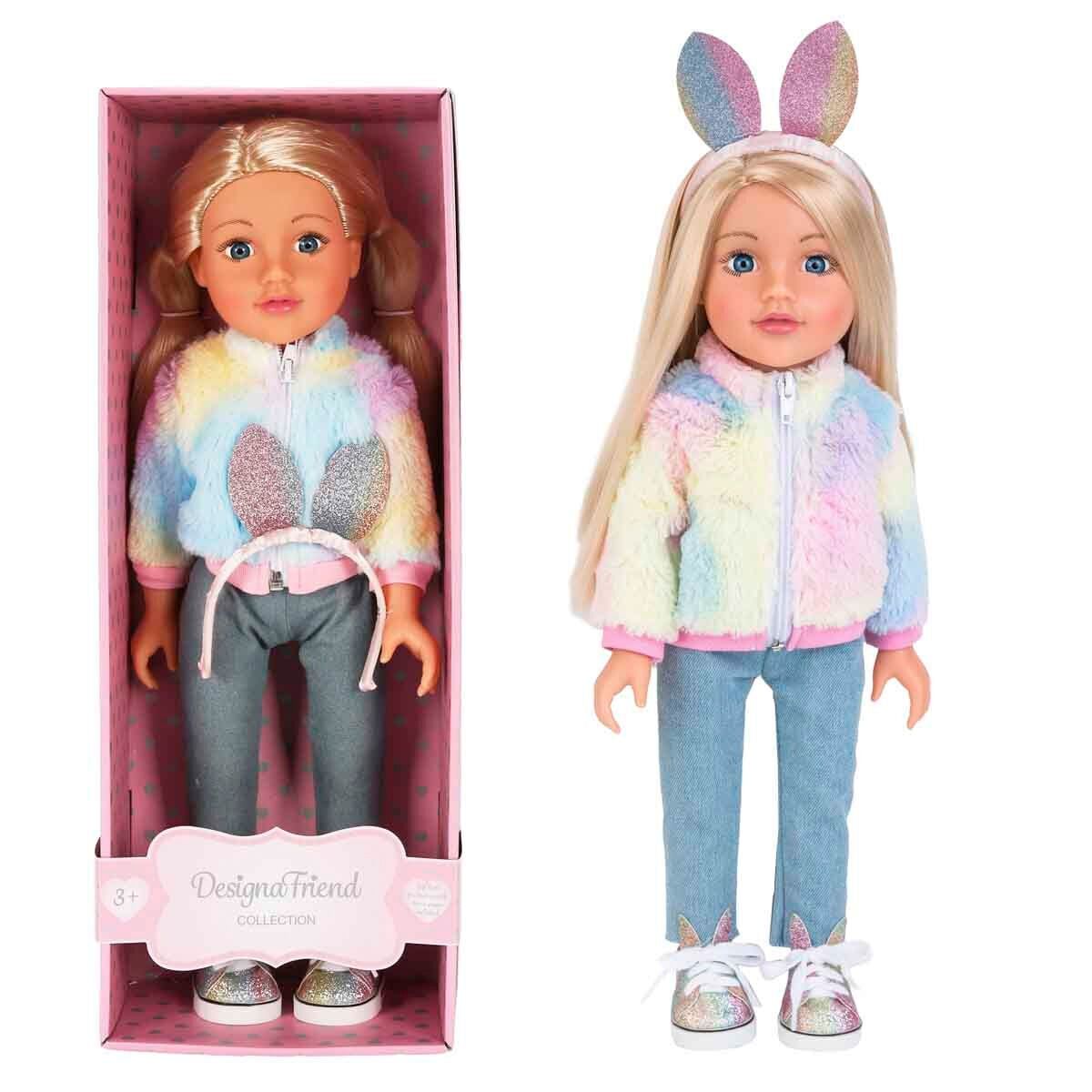 S00094782 SUN KDK BEBEK DESIGNAFRIEND BUNNY OUTFIT 47 CM