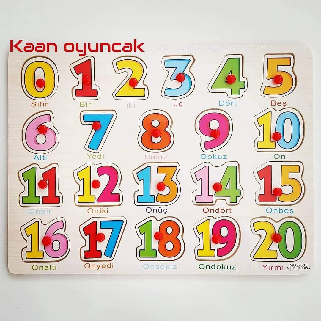 Plastik Tutmalı Ahşap Bultak Puzzle