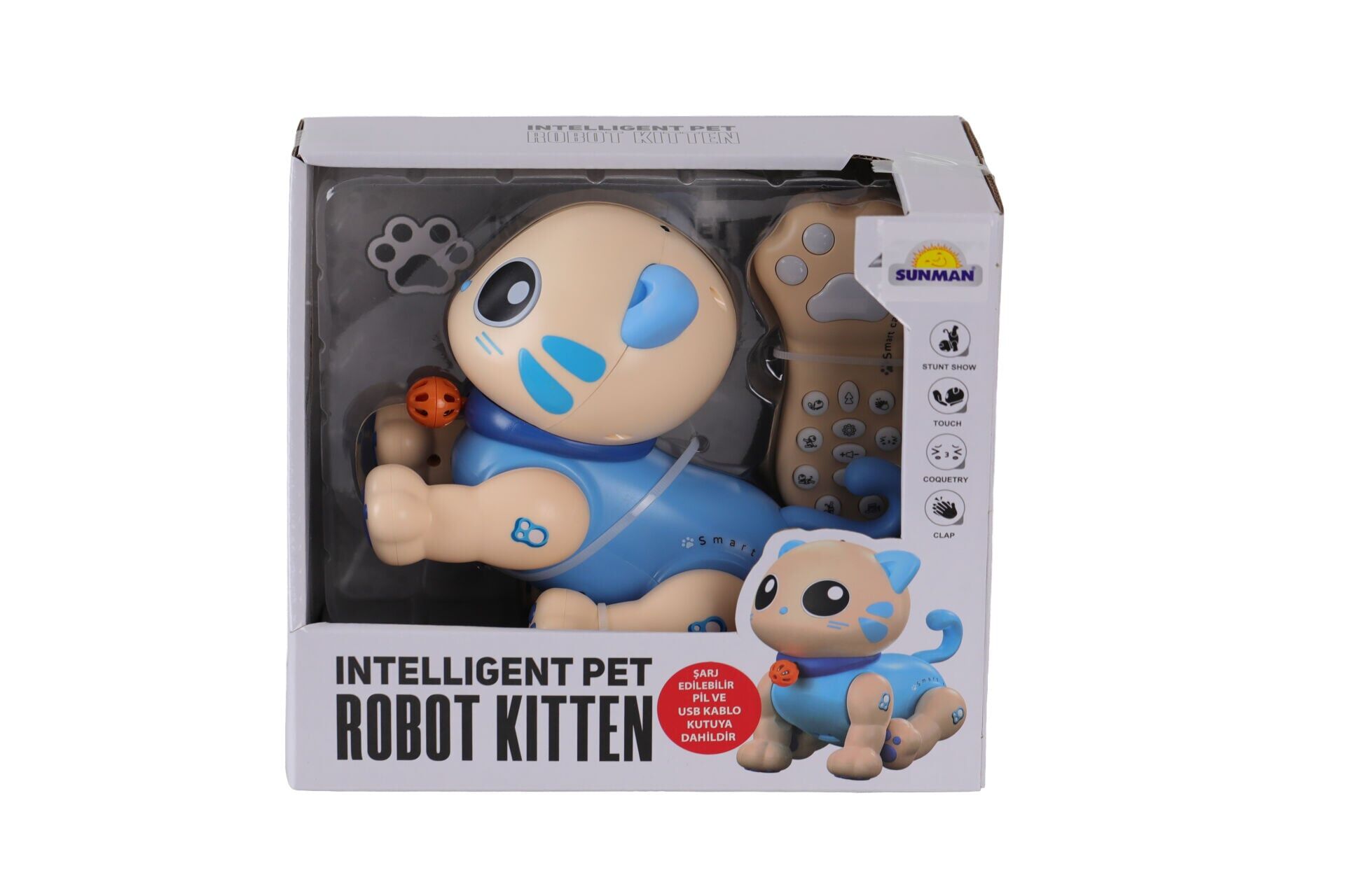 5135 SUN-RST-RC ROBOT AKILLI KEDİ FF SESLİ 3 7 USB 2R