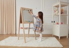 Çift Taraflı Manyetik Yazı Tahtası Siyah - Beyaz