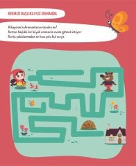2-4 Yaş Evde Etkinlik Kitabı Seti (Eğlenceli Labirentler, Mantıksal Düşünme Becerileri ve Dikkat, Eğitici Çizgiler)