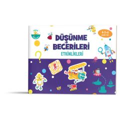 4-6 Yaş Evde Etkinlik Kitabı Seti (Düşünme Becerileri, Mantık ve Muhakeme, Yaratıcılık ve Hayal Gücü)