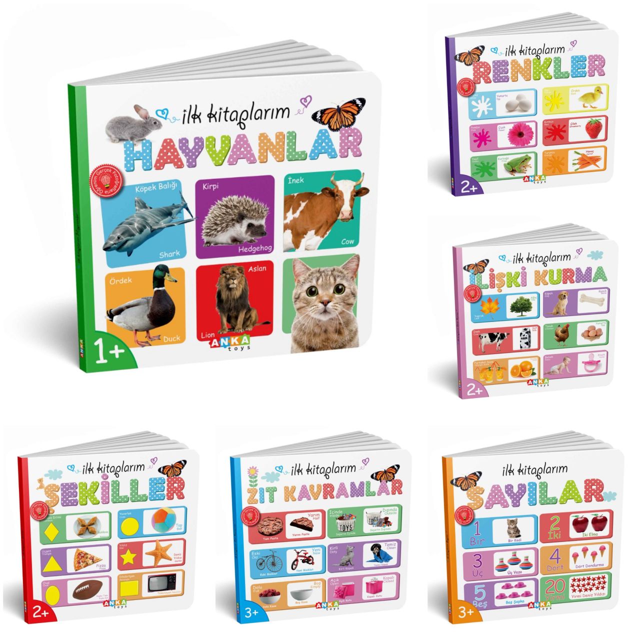 İlk Kitaplarım Serisi Eğitici 6Lı Set