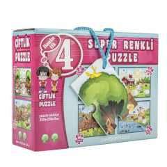 Çiftlik Süper Renkli Puzzle